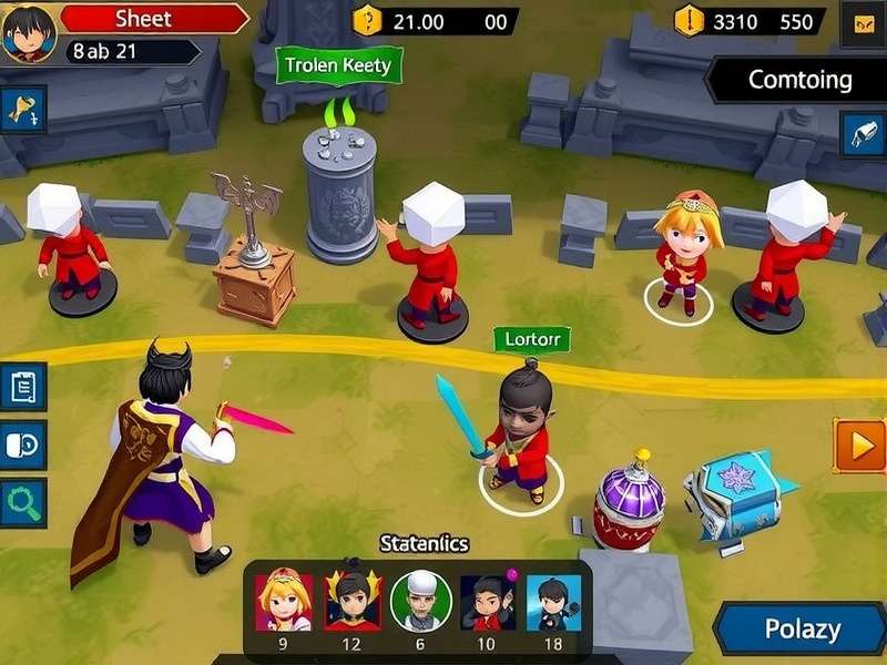 Saffron Dynasty Triumph gameplay screenshot showing strategic elements